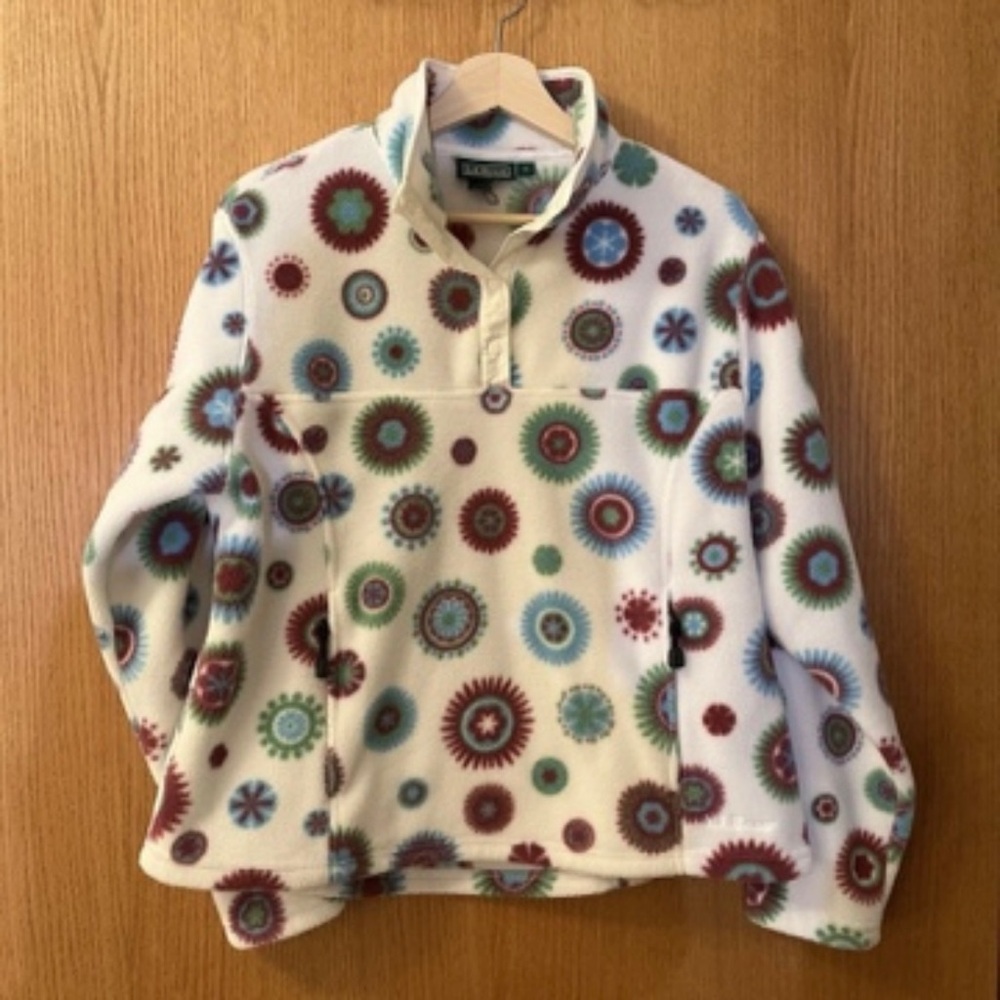 L.L. Bean Multicolor Patterned Puffer Jacket - image 1